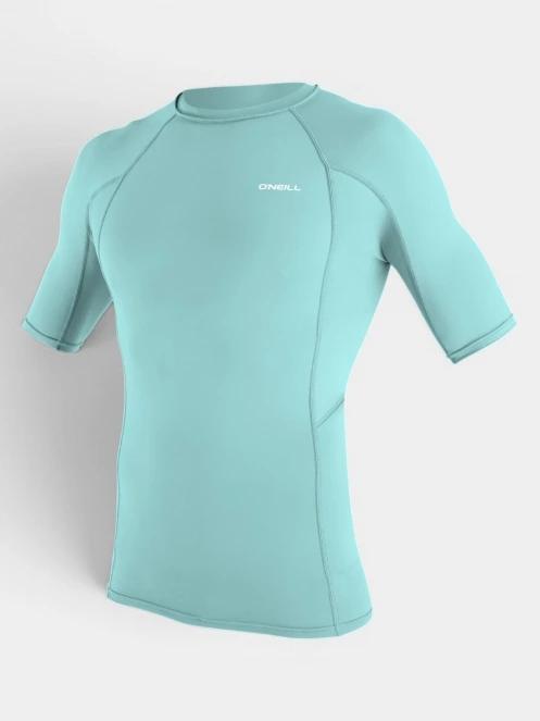 O'Neill Basic Skins S/S Rash Guard férfi rövid ujjú lycra világoskék színben 2