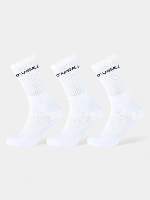 O'Neill O'Neill Women Men Sport Socks 3-Pack zokni fehér színben 2