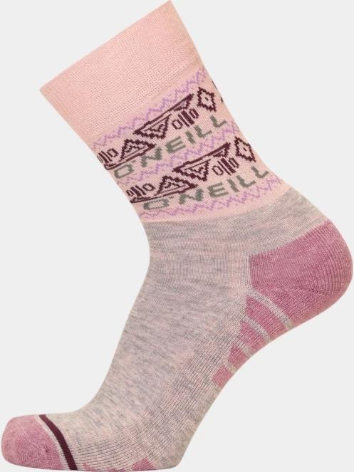 O'Neill Sock O'Neill hike logo női zokni rózsaszín színben 2