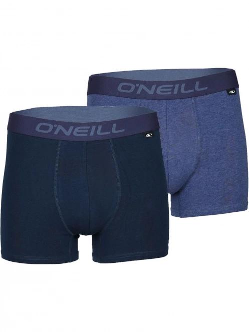 O'Neill Men boxer O'Neill plain 2-pack férfi alsónadrág sötétkék színben 2