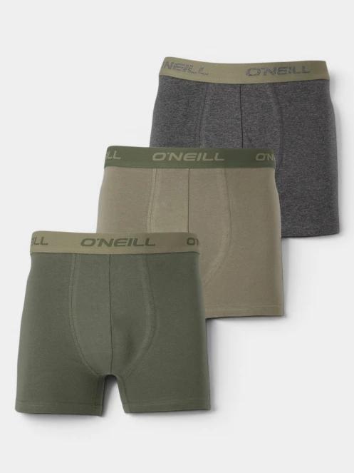 O'Neill  O'Neill Men Boxershorts Uni 3-Pack férfi alsónadrág zöld színben 2
