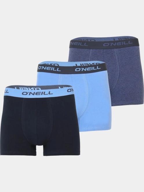 O'Neill Men boxer O'Neill plain 3-pack férfi alsónadrág kék színben 2