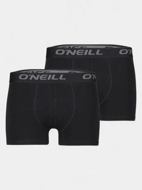 O'Neill Men boxer O'Neill plain 2-pack férfi alsónadrág szürke színben 2