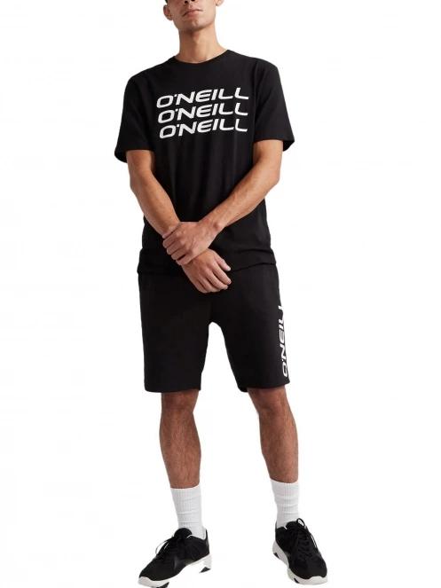O'Neill O'Neill Logo Sweatshorts férfi tréning rövidnadrág fekete színben 4