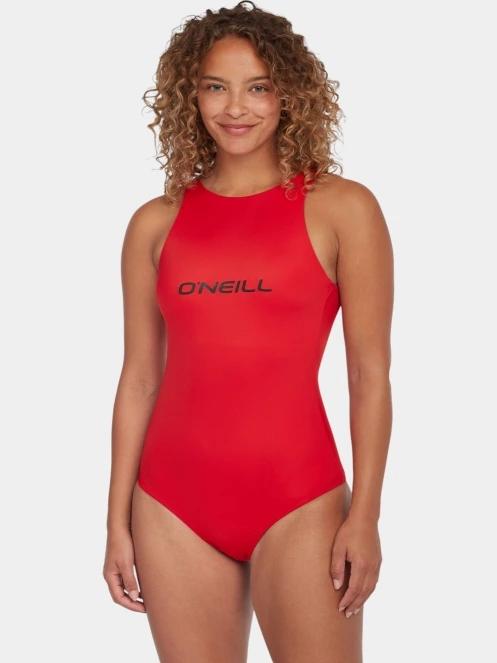 O'Neill Essentials O'Neill Logo Swimsuit női fürdőruha piros színben 2