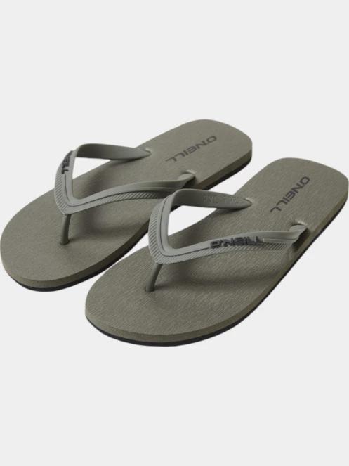 O'Neill Profile Small Logo Sandals férfi flip flop papucs oliva színben 2