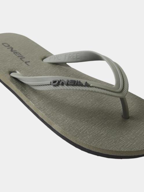 O'Neill Profile Small Logo Sandals férfi flip flop papucs oliva színben 3