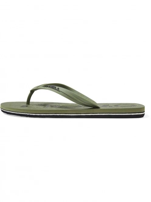 O'Neill Profile Logo Sandals férfi flip flop papucs oliva színben 3