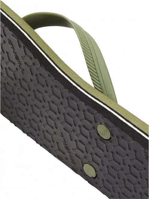 O'Neill Profile Logo Sandals férfi flip flop papucs oliva színben 5