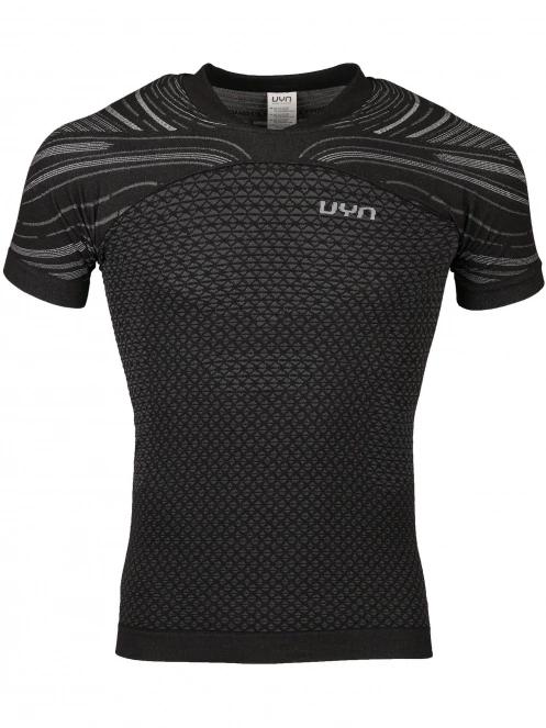 UYN Man Running Coolboost Shirt SH_SL férfi rövid ujjú sport póló fekete színben 2