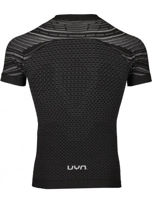 UYN Man Running Coolboost Shirt SH_SL férfi rövid ujjú sport póló fekete színben 3