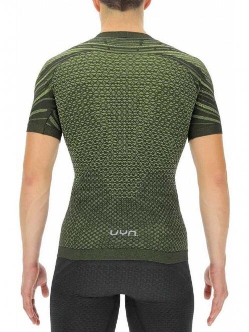 UYN Man Running Coolboost Shirt SH_SL férfi rövid ujjú sport póló oliva színben 4
