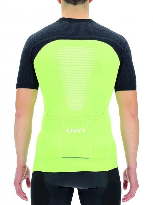 UYN Man Biking Granfondo Ow Shirt SH_SL férfi rövid ujjú sport póló fekete színben 4