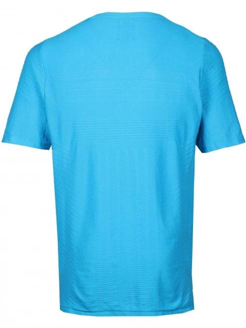UYN Man Natural Training Ow Shirt SH_SL férfi rövid ujjú sport póló kék színben 3