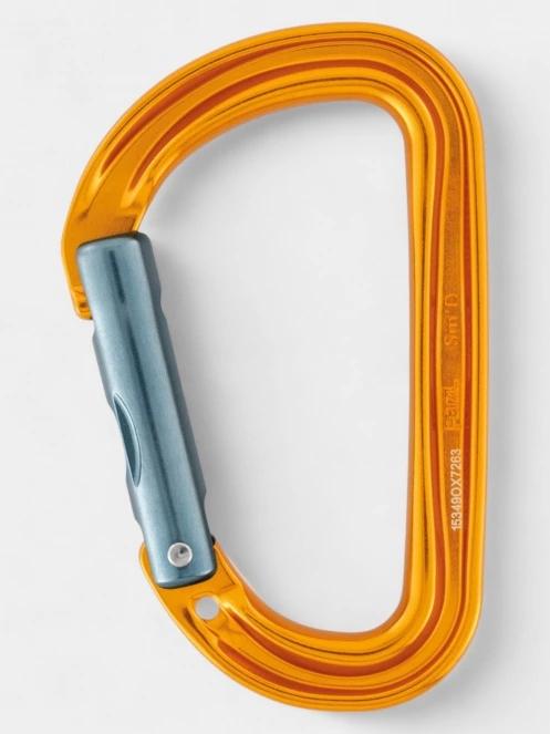 Petzl Sm’D Wall karabiner sárga színben 2