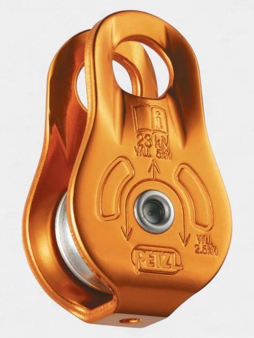 Petzl Fixe csiga sárga színben 2