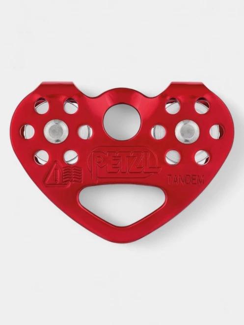 Petzl Tandem csiga piros színben 2