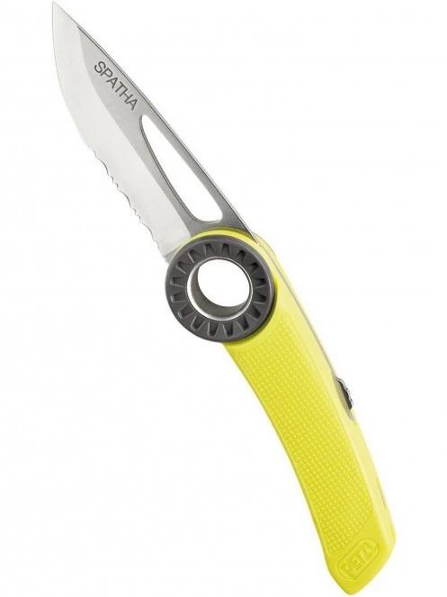Petzl SPATHA zsebkés sárga színben 2