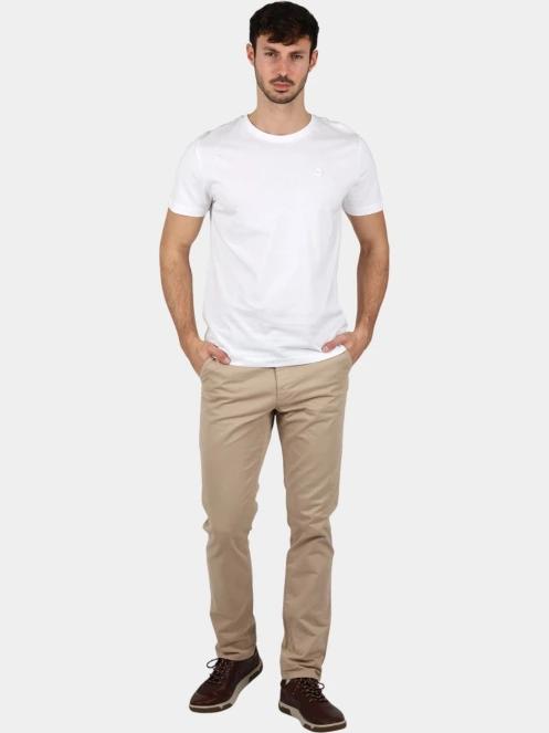 TBS Pieretee férfi rövid ujjú póló fehér színben 5