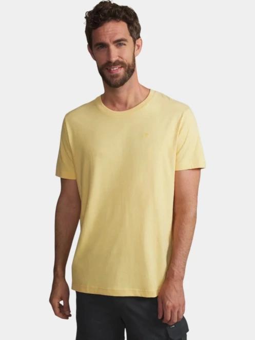 TBS Pieretee férfi rövid ujjú póló sárga színben 2