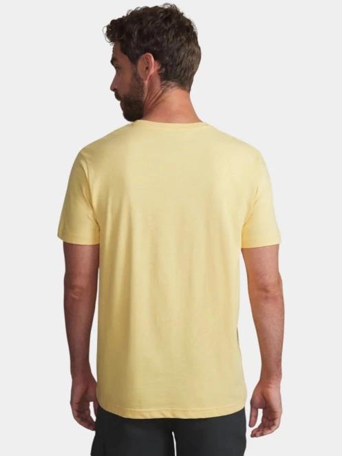 TBS Pieretee férfi rövid ujjú póló sárga színben 3
