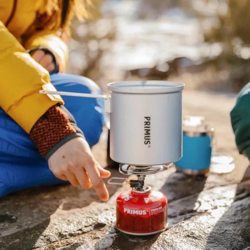 Primus Essential Trail KIT kompakt főző piros színben 9