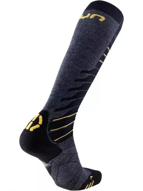 UYN Man Ski Ultra Fit Socks férfi sízokni szürke színben 3