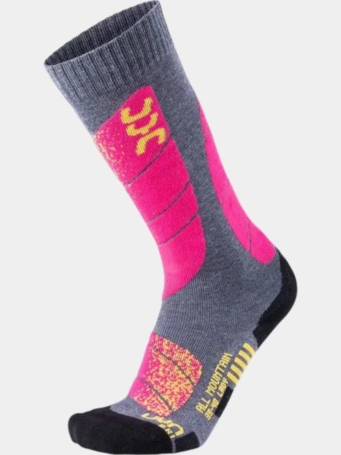 UYN WOMAN SKI ALL MOUNTAIN SOCKS női sízokni szürke színben 2