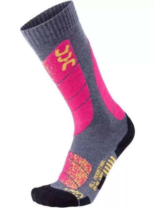 UYN Lady Ski All Mountain Socks női sízokni magenta színben 2