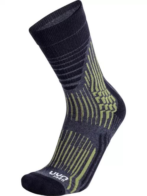 UYN Man Trekking Wave Socks férfi túrazokni fekete színben 2