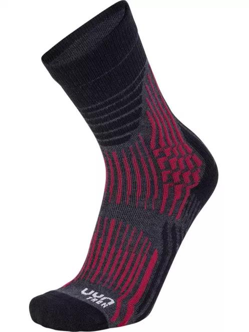 UYN Lady Trekking Wave Socks női túrazokni fekete színben 2