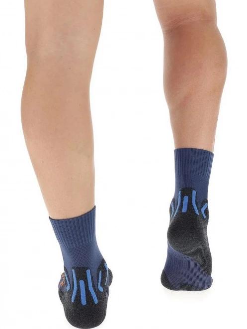 UYN UYN MAN TREKKING APPROACH MID SOCKS férfi túrazokni kék színben 4