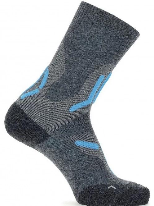 UYN UYN WOMAN TREKKING 2IN MERINO MID SOCKS női túrazokni szürke színben 3
