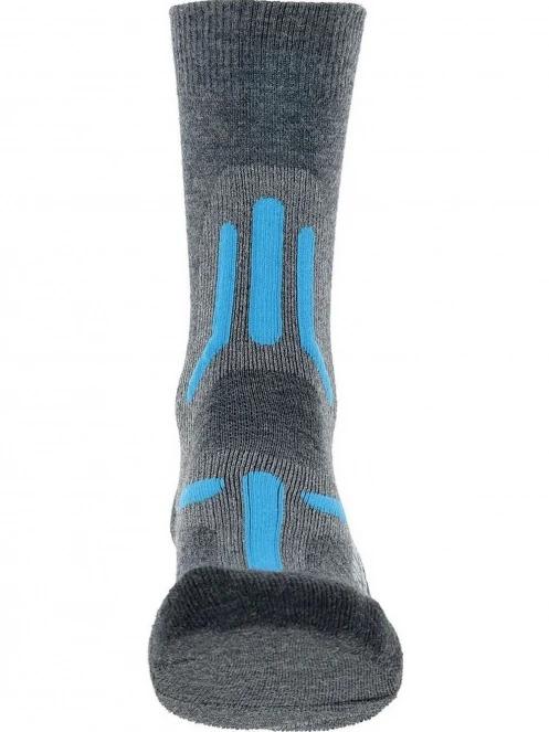 UYN UYN WOMAN TREKKING 2IN MERINO MID SOCKS női túrazokni szürke színben 4