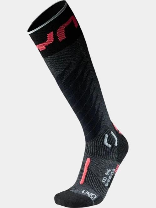 UYN WOMAN SKI ONE MERINO SOCKS női sízokni szürke színben 2