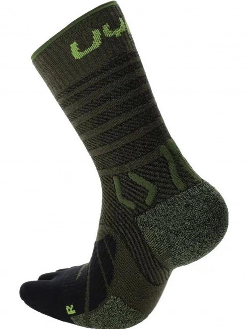UYN UYN MAN TREKKING FIVE SOCKS férfi túrazokni oliva színben 3