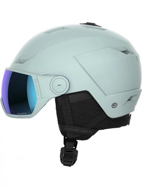 Salomon Icon Lt Visor női bukósisak világoskék színben 4