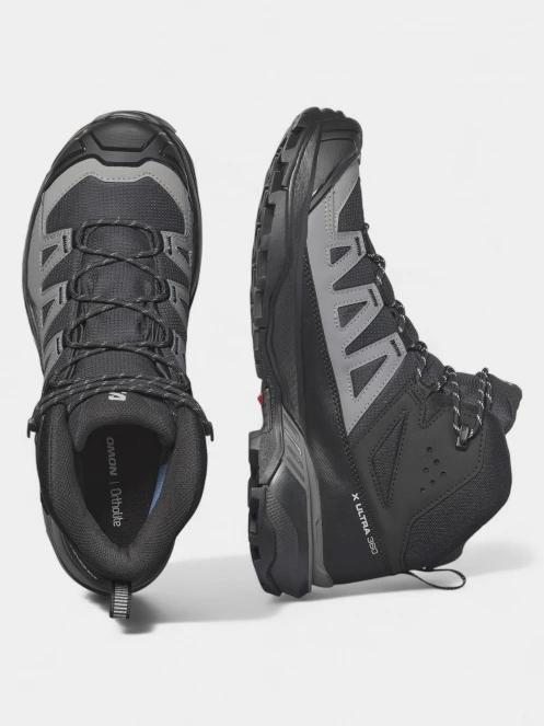 Salomon X Ultra 360 Mid Gore-Tex férfi túrabakancs fekete színben 6