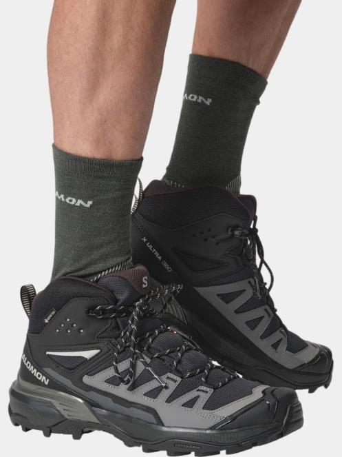 Salomon X Ultra 360 Mid Gore-Tex férfi túrabakancs fekete színben 8