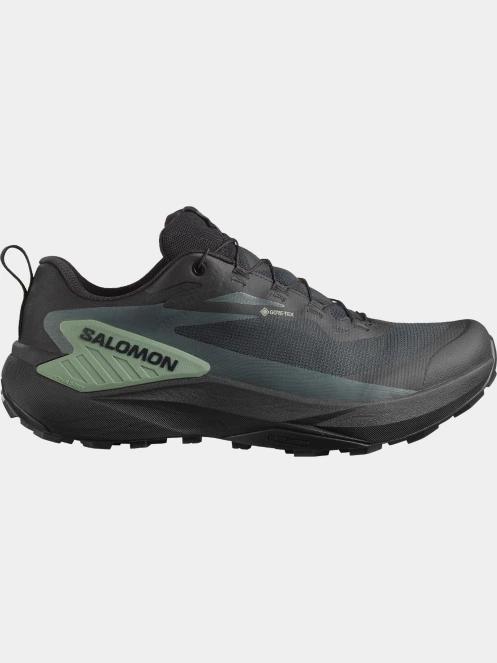 Salomon Genesis GTX férfi futócipő sötétzöld színben 3