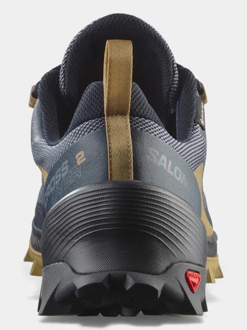 Salomon Cross Over 2 Gtx férfi vízhatlan túracipő szürke színben 6