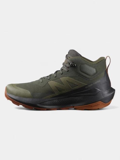 Salomon Elixir Activ Mid Gore-Tex férfi túrabakancs oliva színben 4