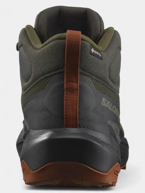 Salomon Elixir Activ Mid Gore-Tex férfi túrabakancs oliva színben 5