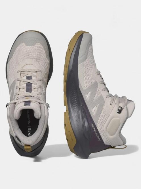 Salomon Elixir Activ Mid Gore-Tex női túrabakancs homok színben 6