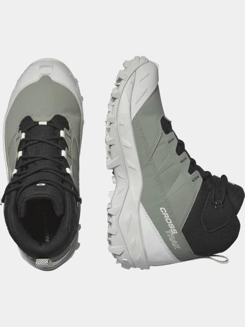 Salomon Crosstrak Wp W női túrabakancs zöld színben 6
