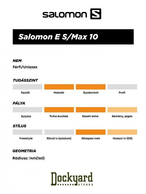 Salomon E S/Max 10 + MI12 GW F80 síléc kék színben 8