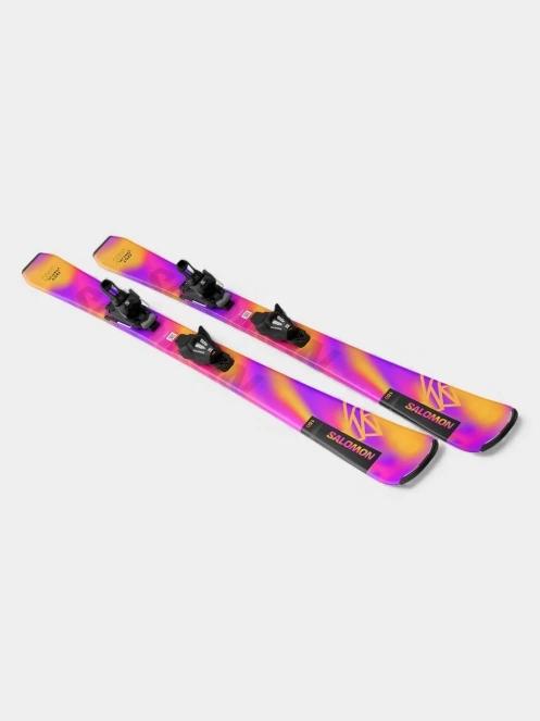 Salomon L Lux Jr M + C5 GW J75 síléc lila színben 4