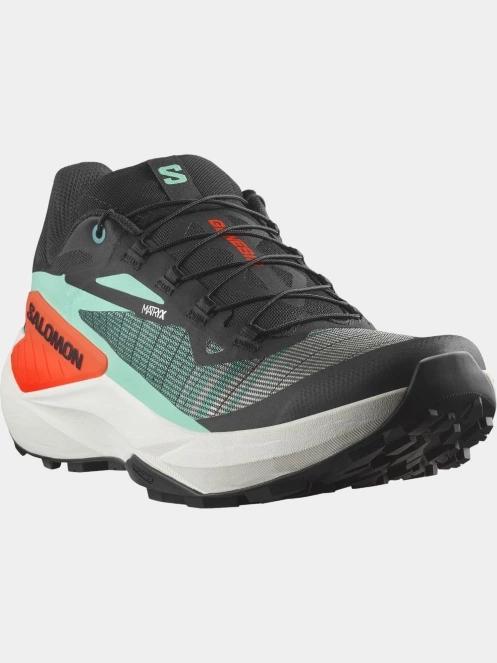 Salomon Genesis férfi terepfutó cipő fekete színben 2
