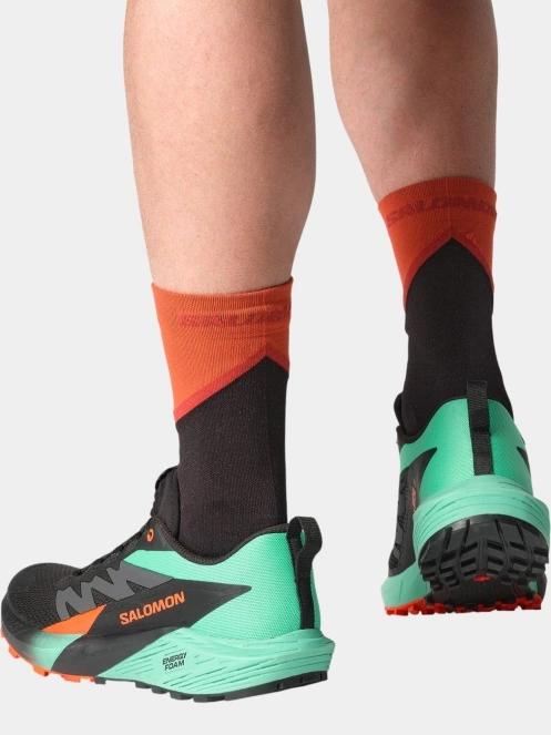 Salomon Sense Ride 5 férfi terepfutó cipő fekete színben 9