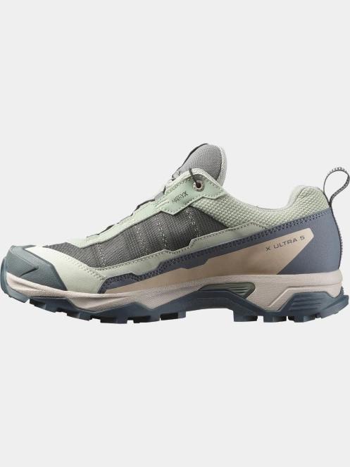 Salomon X Ultra 5 GTX W női túracipő zöld színben 4